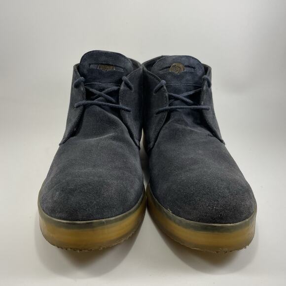 Diesel Sandman Chukka Boots Mens Size 45, US Size 11.5 Baby Blue Suede Lace Up - Picture 3 of 11